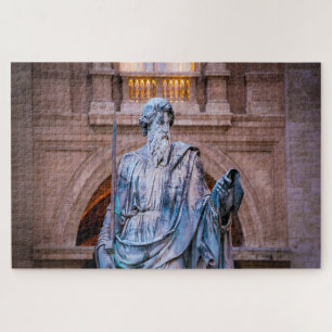 Statue von Saint Paul Rome. Jigsaw Puzzle