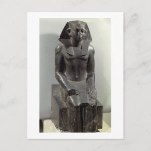 Statue von Sesostris III (1887-49 v. Chr.) als jun Postkarte
