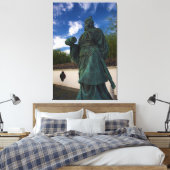 Statue von Sun Tzu in Yurihama, Tottori, Japan Leinwanddruck (Insitu (Schlafzimmer))