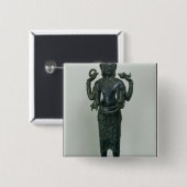 Statue von Vishnu in seiner dreifachen Form von Button (Vorne & Hinten)