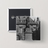 Statue von Voltaire Button (Vorne & Hinten)