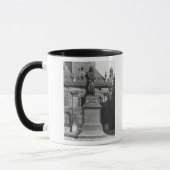 Statue von Voltaire Tasse (Links)