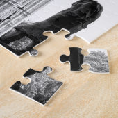 Statue von Winston Churchill in London Puzzle (Seite)