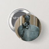 Statue von Yeats in Sligo Button (Vorne & Hinten)