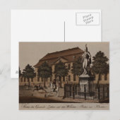 Statue von Ziethen am Wilhelm Platz Postkarte (Vorne/Hinten)
