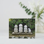 Statuen aus Stein Postkarte (Stehend Vorderseite)