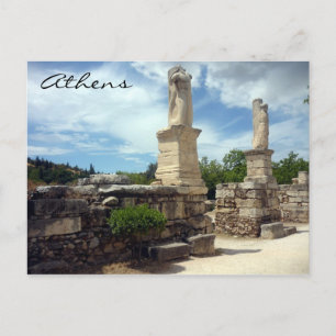 Statuen der Agora Postkarte