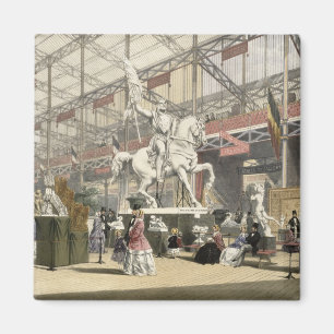 Statuen im Belgien-Abschnitt des großen Exhibi Magnet