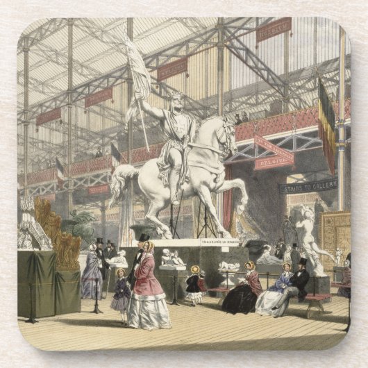 Statuen im Belgien-Abschnitt des großen Exhibi Untersetzer (Vorderseite)