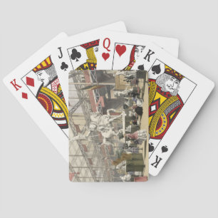 Statuen im belgischen Teil der Großen Ausstellung Spielkarten