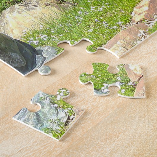 Statuen im Park Ottawa. Puzzle (Seite)