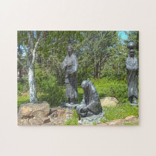 Statuen im Park Ottawa. Puzzle (Horizontal)