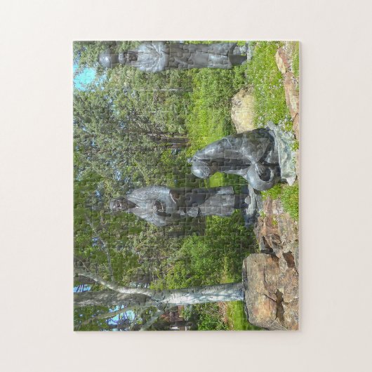 Statuen im Park Ottawa. Puzzle (Vertikal)