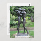 Statuen in Monaco Postkarte (Vorne/Hinten)