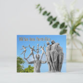 Statuen in Old San Juan, San Juan, Puerto Rico Postkarte (Stehend Vorderseite)