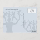 Statuen in Old San Juan, San Juan, Puerto Rico Postkarte (Rückseite)