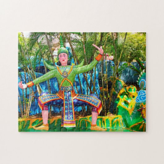 Statuen Kunstwerk Singapur. Puzzle (Horizontal)