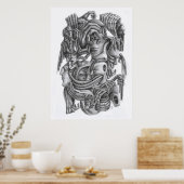 Statuen Poster (Küche)