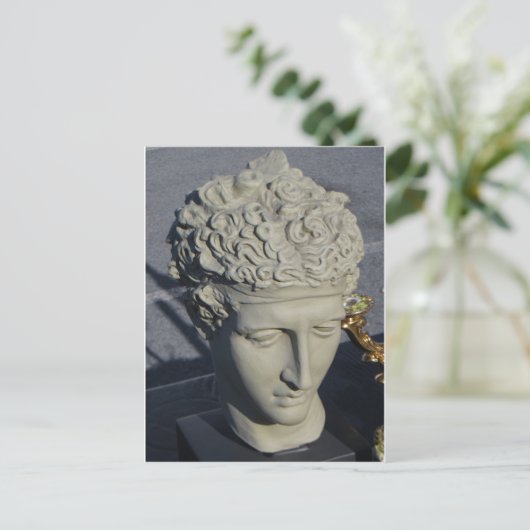 Statuenleiter Postkarte (Stehend Vorderseite)