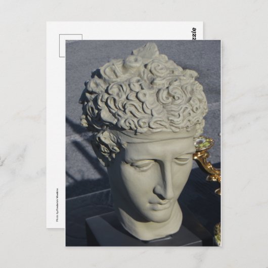 Statuenleiter Postkarte (Vorne/Hinten)