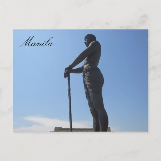 Statuenprofil Postkarte (Vorderseite)