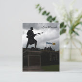 Statuenschloss Postkarte (Stehend Vorderseite)