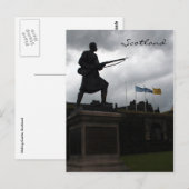 Statuenschloss Postkarte (Vorne/Hinten)