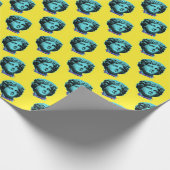 Statuenwappenpapier Geschenkpapier (Ecke)