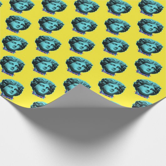 Statuenwappenpapier Geschenkpapier (Ecke)