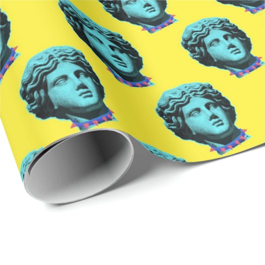 Statuenwappenpapier Geschenkpapier (Rolleneckpunkt)