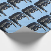 Statuenwappenpapier Geschenkpapier (Ecke)