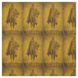 Statuesque Alexander Hamilton Design Stoff