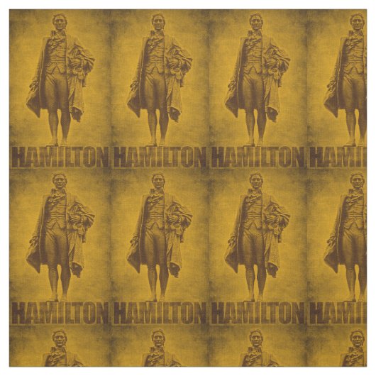 Statuesque Alexander Hamilton Design Stoff (Muster)