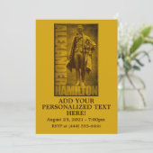 Statuesque Alexander Hamilton Einladung (Stehend Vorderseite)