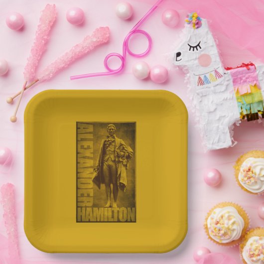 Statuesque Alexander Hamilton Pappteller (Party)