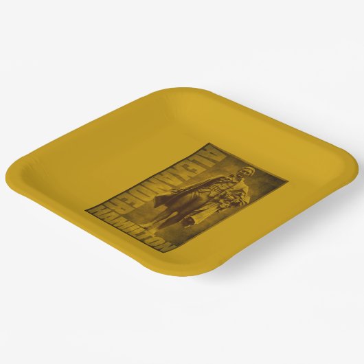 Statuesque Alexander Hamilton Pappteller (Gewinkelt)