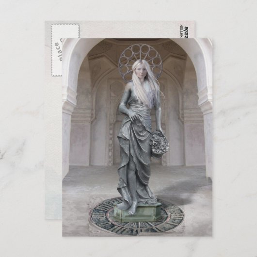 Statuesque Postcard Postkarte (Vorne/Hinten)