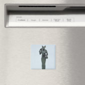 Statuette der Göttin Bastet Magnet (In Situ (Geschirrspüler))