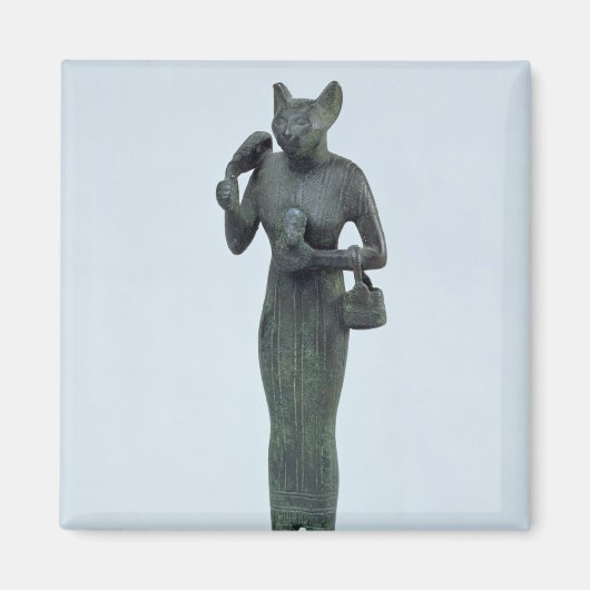 Statuette der Göttin Bastet Magnet (Vorne)