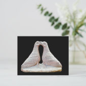 Statuette der Kissingtauben im Zyprischen Museum Postkarte (Stehend Vorderseite)