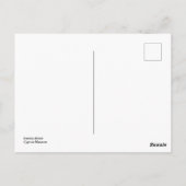 Statuette der Kissingtauben im Zyprischen Museum Postkarte (Rückseite)