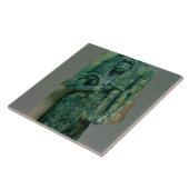 Statuette der Königin Tiye, Ehefrau von Amenophis Fliese (Seite)