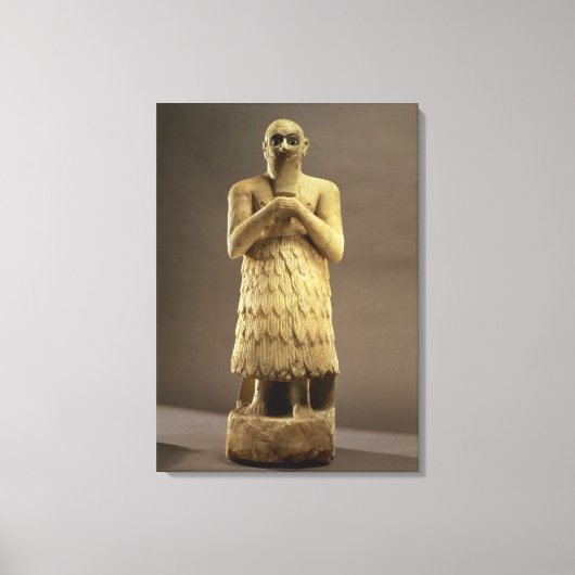 Statuette der offiziellen oder steilen Ebih-Il-Wor Leinwanddruck (Vorderseite)