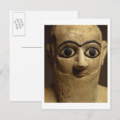 Statuette der offiziellen oder steilen Ebih-Il-Wor Postkarte (Vorne/Hinten)