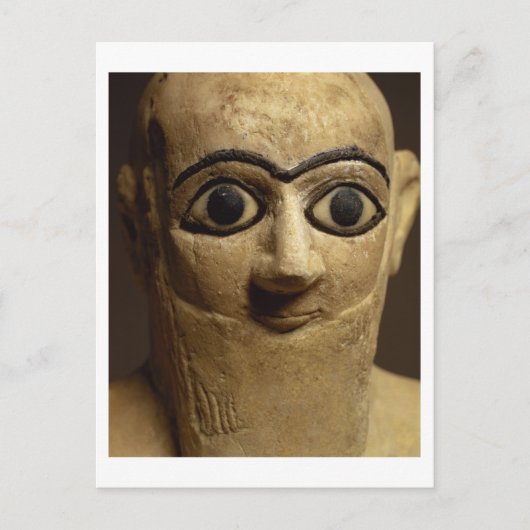 Statuette der offiziellen oder steilen Ebih-Il-Wor Postkarte (Vorderseite)