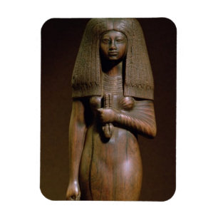 Statuette der Tuya, Leiter des Harems von Min, N Magnet