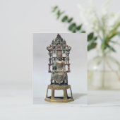 Statuette des Buddha in Meditation, Tang Postkarte (Stehend Vorderseite)