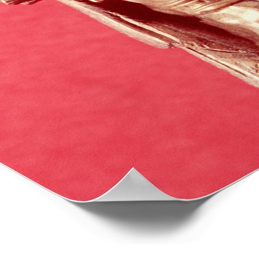 Statuette des Jupiter Dolichenus Poster (Ecke)