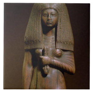 Statuette des Tuya, Kopf des Harems von Minute, N Fliese