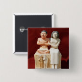 Statuette des zwergartigen Seneb und seiner Button (Vorne & Hinten)